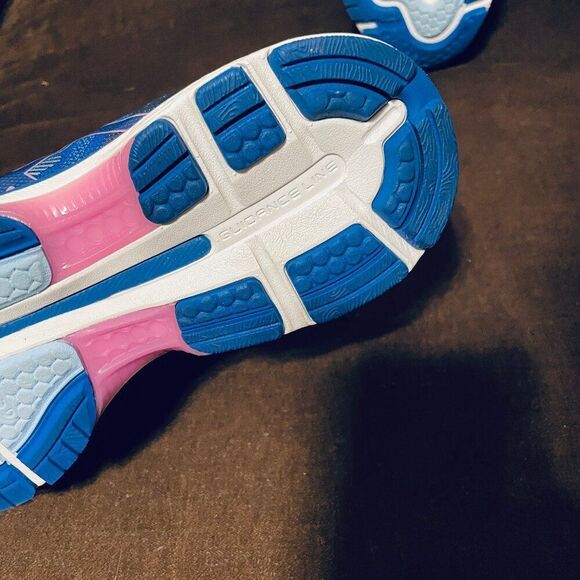 Asics GEL-Nimbus 19 Lite-Show T7C8N-9590 Women's 9.5 Running Blue Pink XLNT Cond - Picture 10 of 11